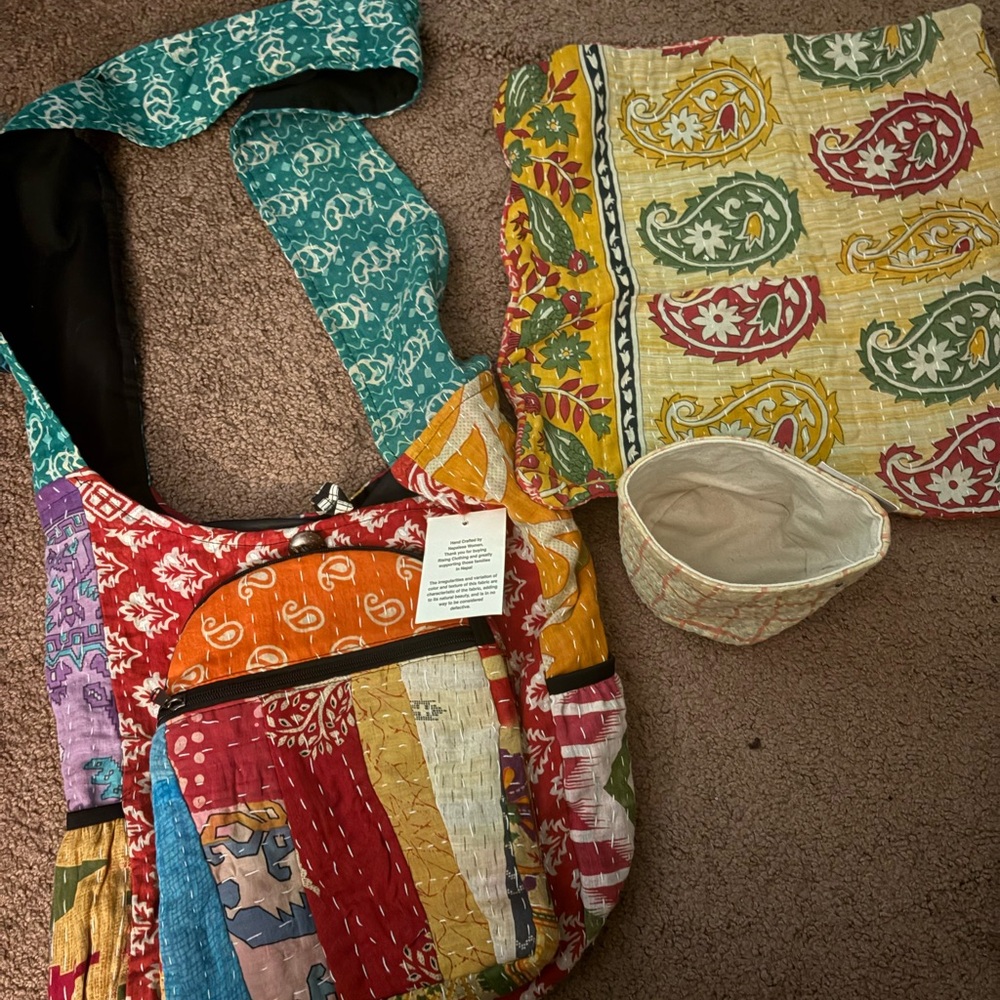 NWT set of 3 Kantha iteme